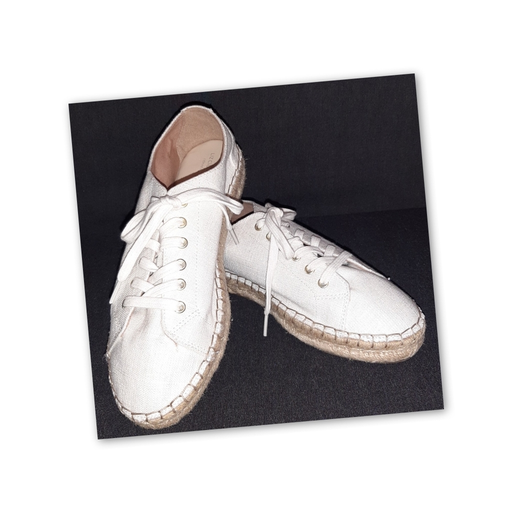 Liz Claiborne Refined Comfort Leckie Sneakers, Natural, Women's 9.5